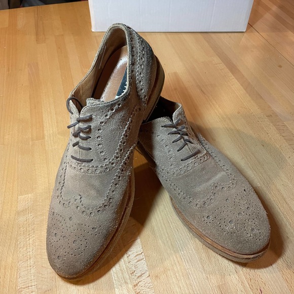 Fratelli Rosetti Suede Wingtip Brogues - Picture 2 of 9